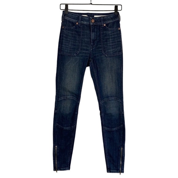 Anthropologie high rise knee pad denim legging - Picture 1 of 8